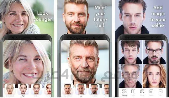 تحميل برنامج تكبير العمر وتسغيرة مجاناً تطبيق faceapp