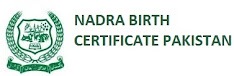 Nadra Birth Certificate Pakistan
