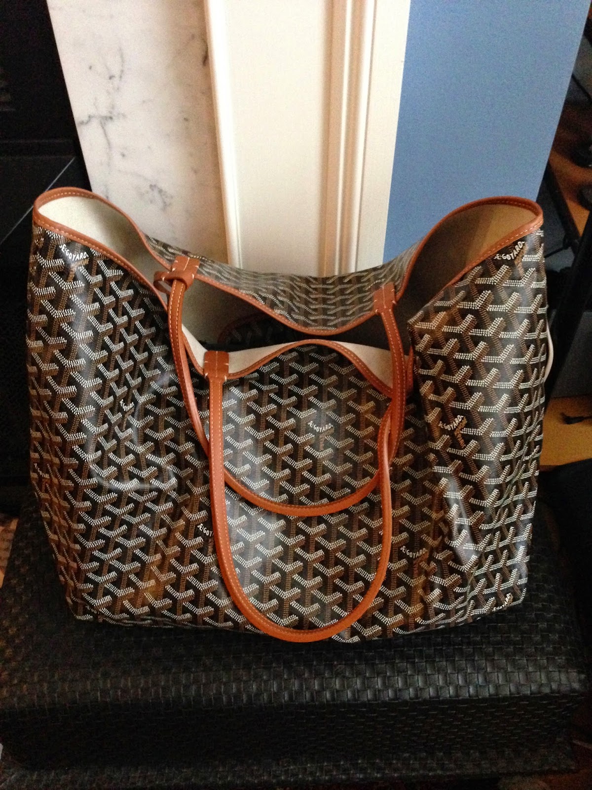 Goyard Saint Louis Tote Pm Vs Gm