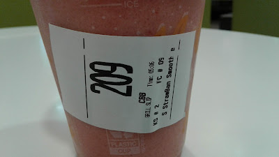 McDonald's Strawberry Banana Smoothie Order #209 McDonald's Strawberry Banana Smoothie Order #209