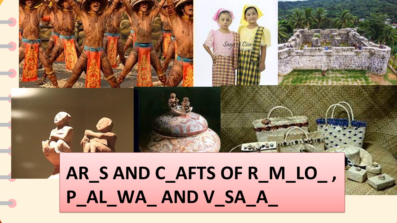 MAPEH Homepage Learning Materials Arts and Crafts of Romblon