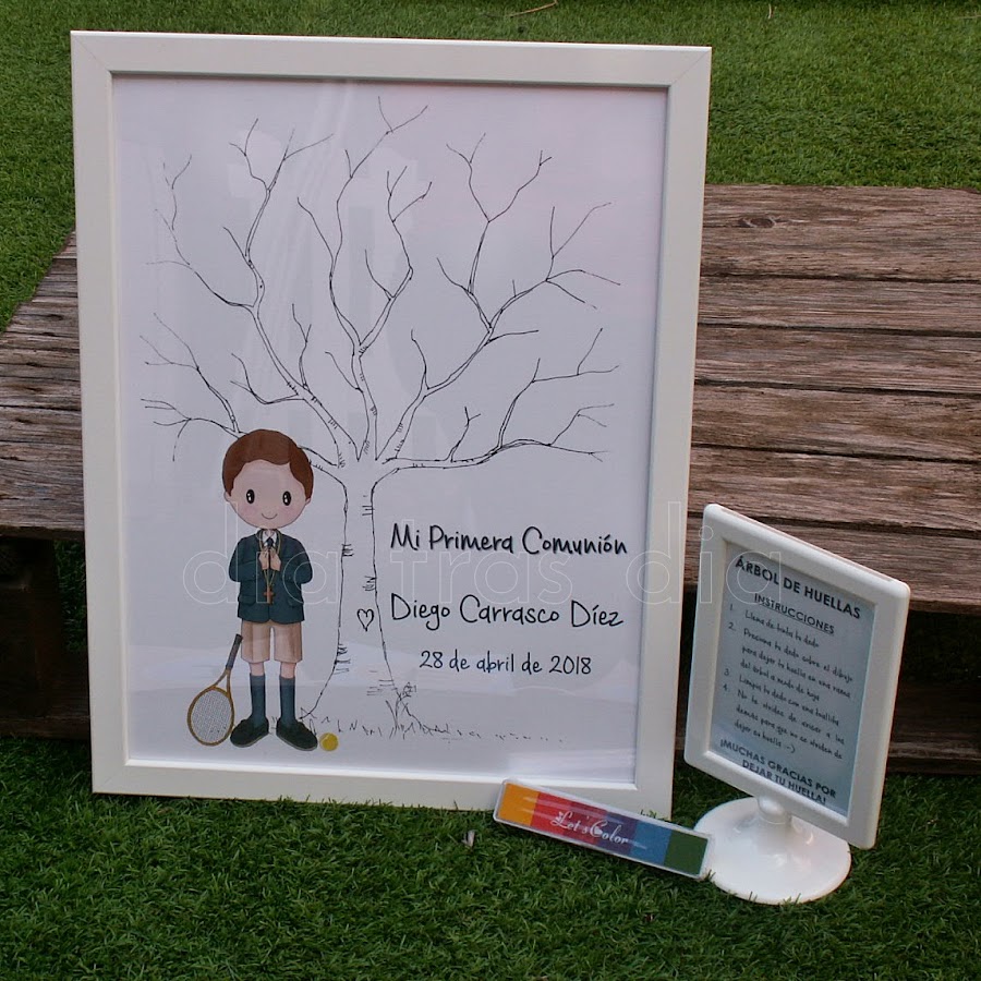 Árbol de huellas Primera Comunión