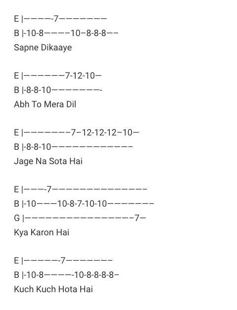 kuch kuch hota hai piano notes with chords kuch kuch hota hai piano notes with chords