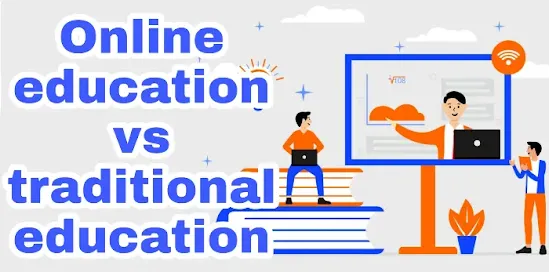 Online education vs traditional education articles