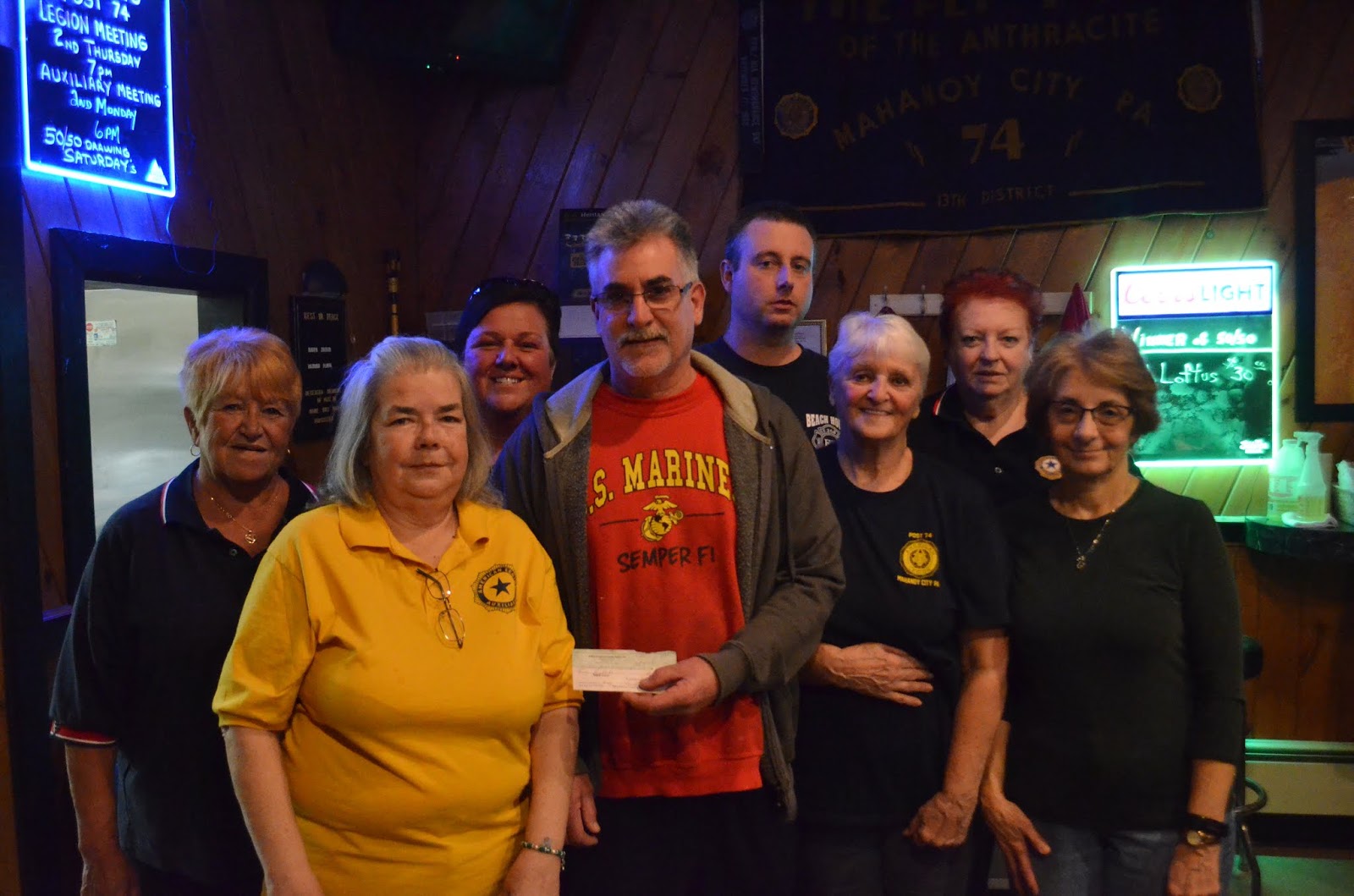 Mahanoy City American Legion Women's Auxiliary Gives Back