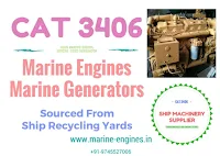 CAT 3406 marine diesel engine and generator for sale