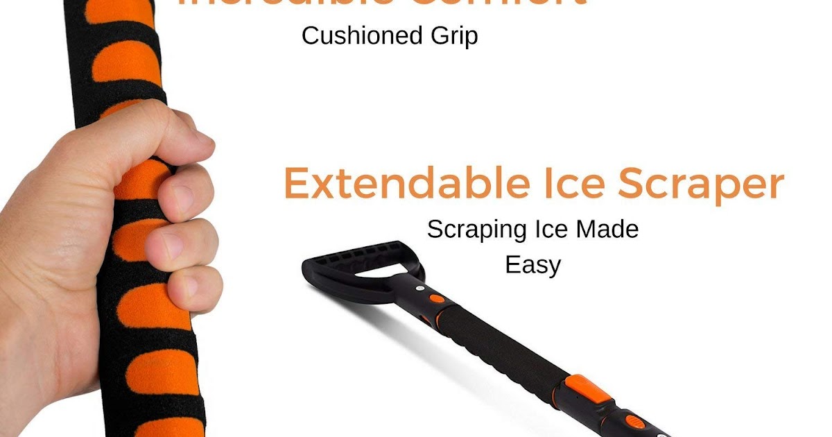 Sno Brum Original Snow Removal Tool with Telescoping Handle