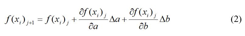 Taylor series expansion for first two terms