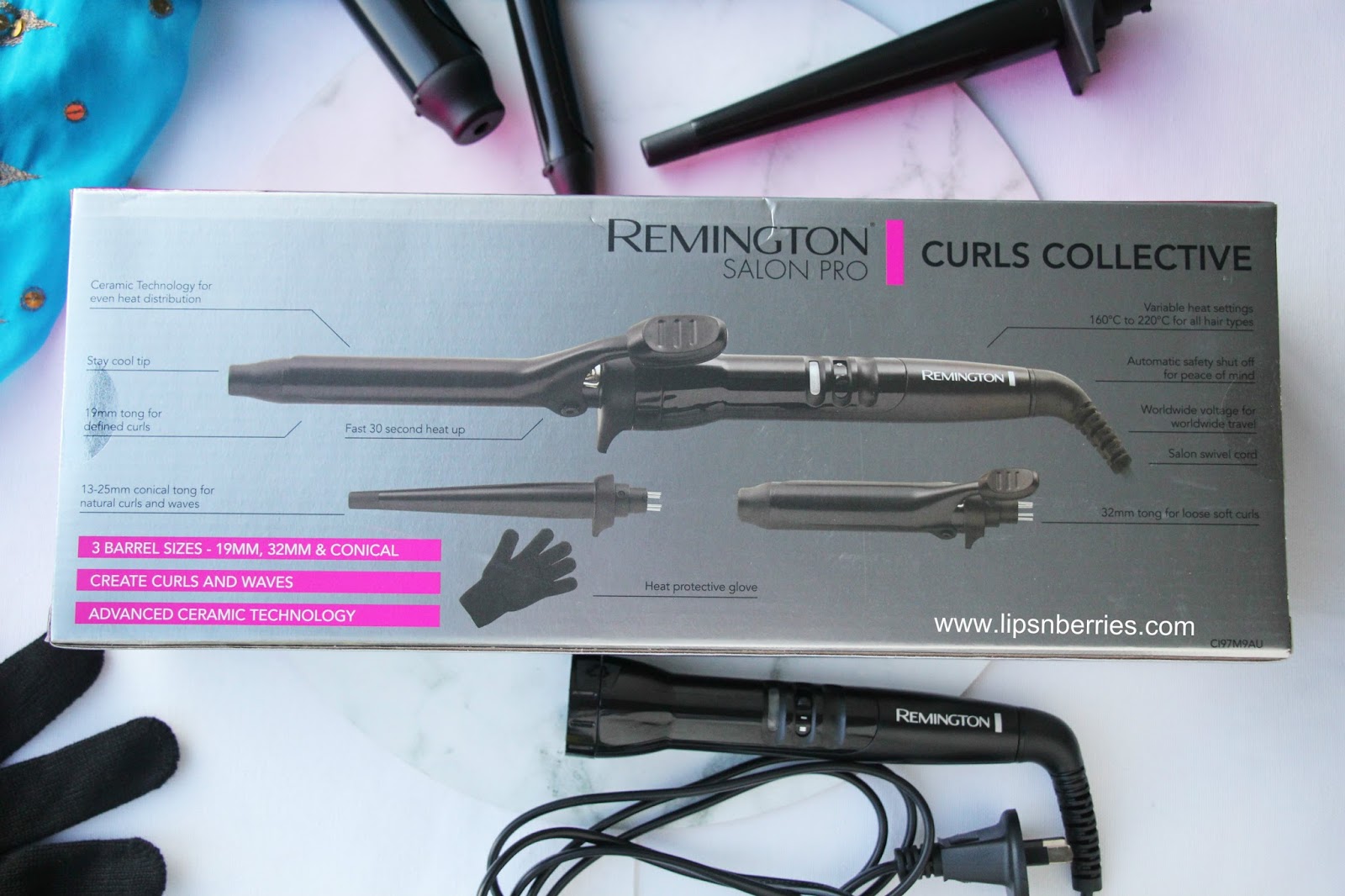 Remington Curls Collective Salon Pro Hair Curler Review | LIPS n BERRIES