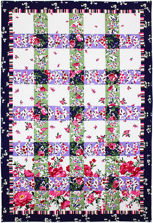 Quilting Land Bed of Roses Quilt