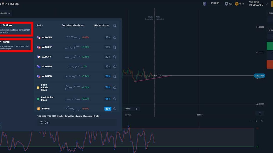 Cara buka olymp trade di laptop