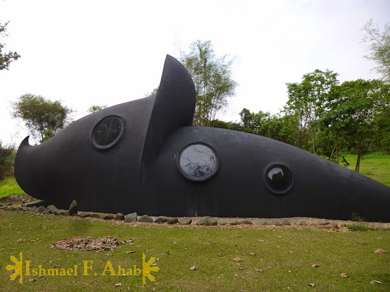 Big black boar in the Black House, Chiang Rai, Thailand