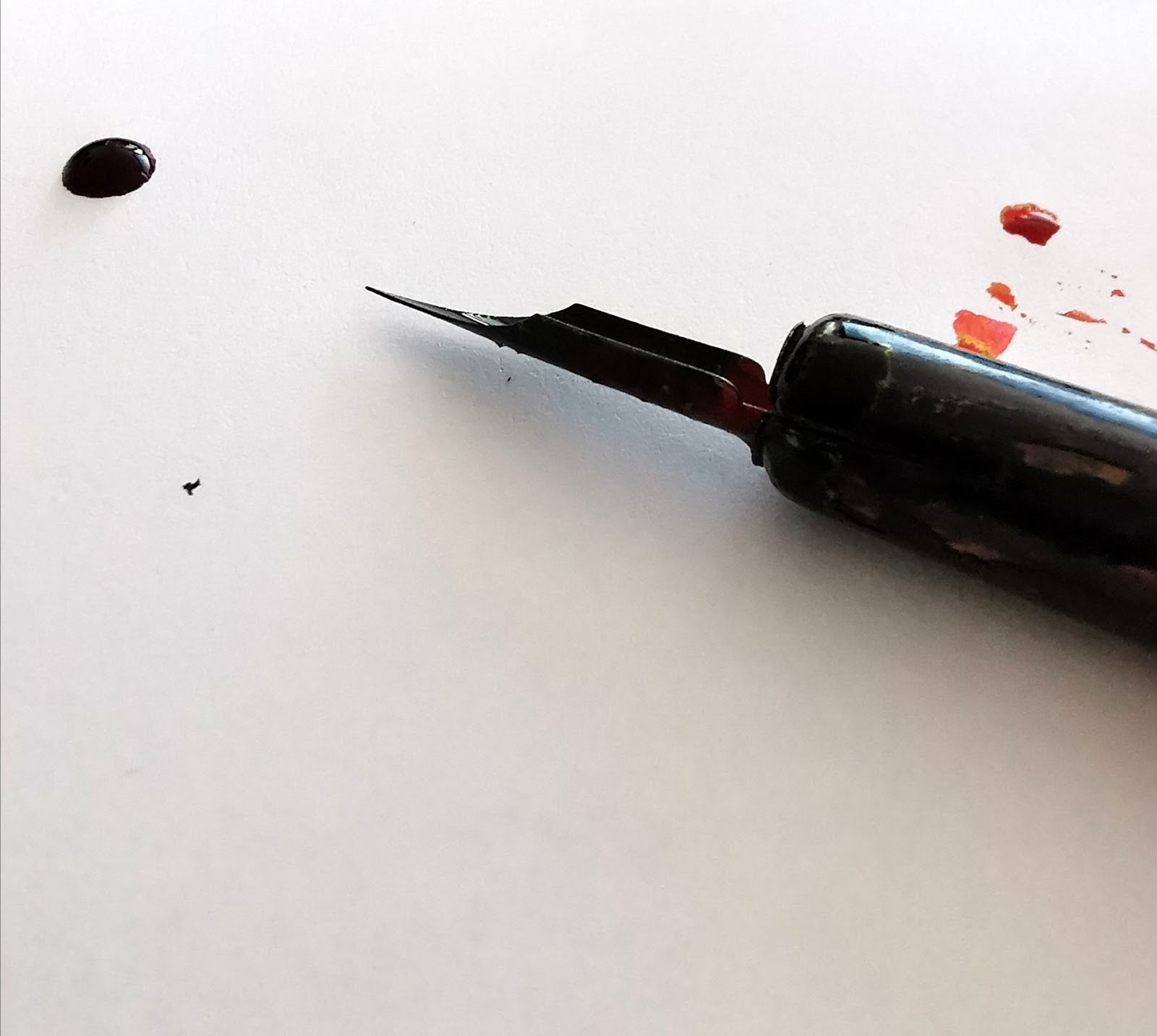 Palimpsest Still wet pen