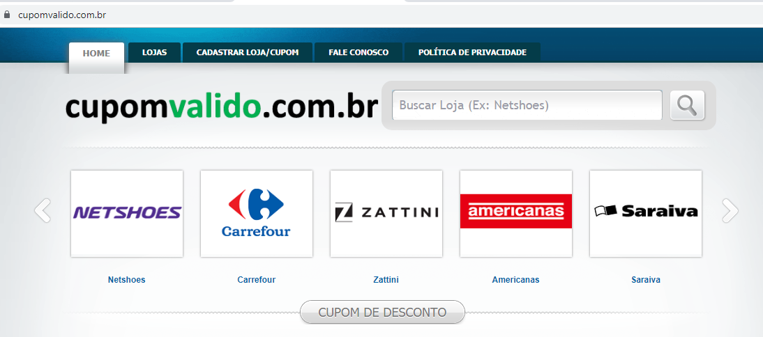 cupom desconto netshoes agosto 2019