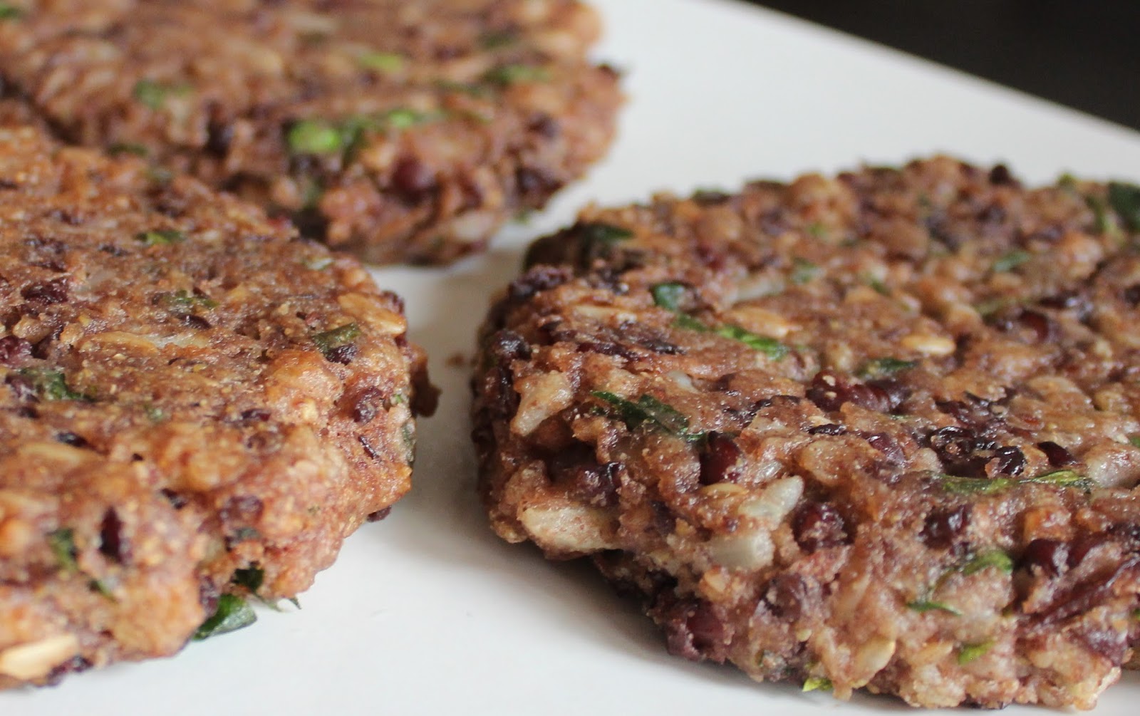 El chiltepÃ­n, la dulce cocina vegana : Hamburguesas de frijol y avena