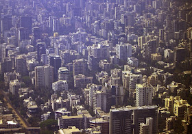 mumbai, birds eye view, congested, skyscrapers, vertical growth, urban chaos, incredible india, financial capital