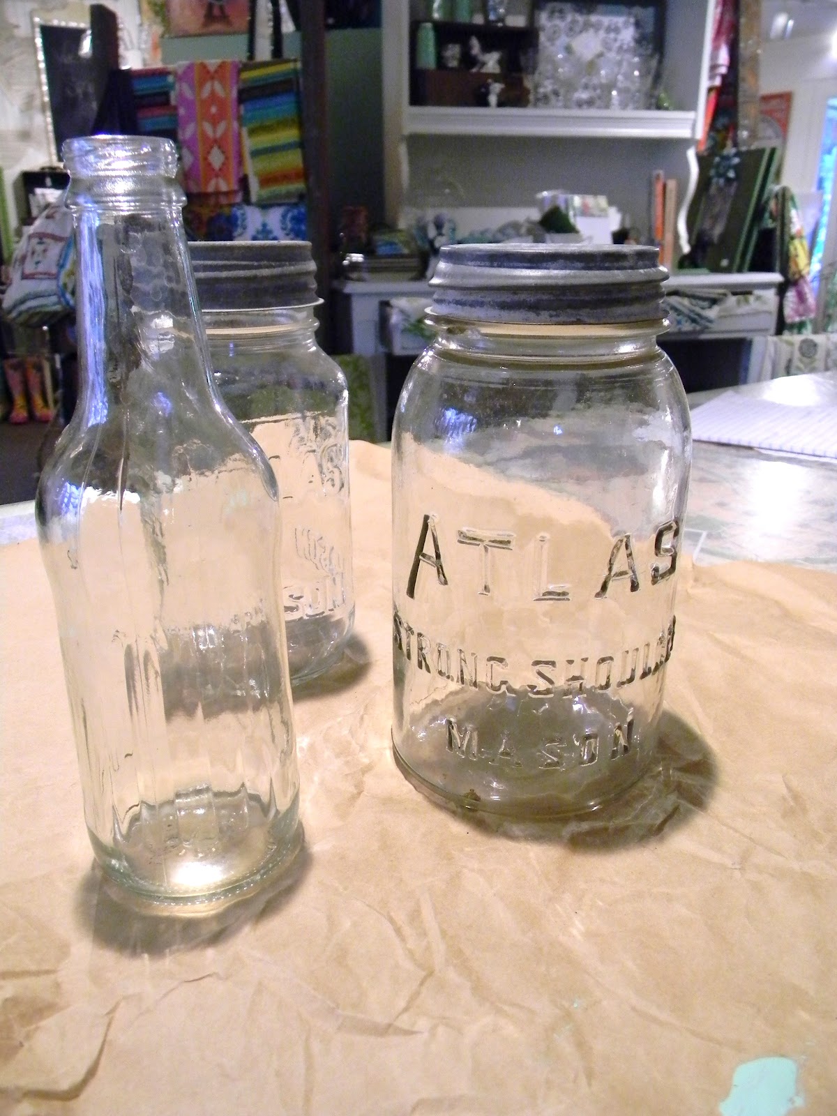 Everlasting Blooms Painting Ball Jars DIY