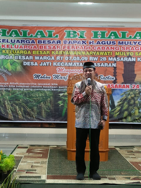 DR H. Ahmad Wijayanto, MA dari Jakarta Dihadirkan Dalam Giat Halal Bihalal Di Desa Jati