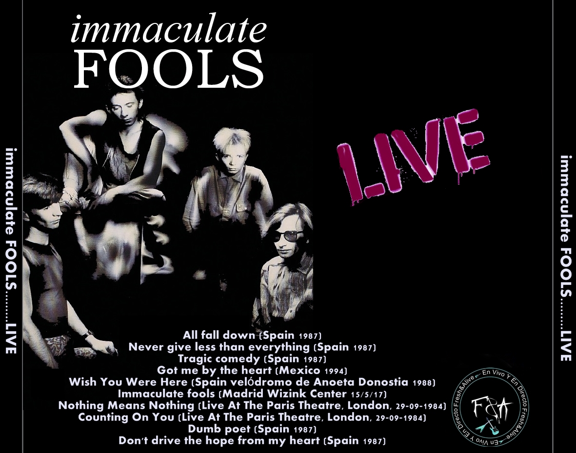 immaculate fools tour