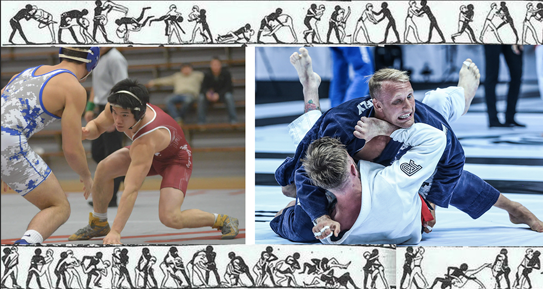 jiu-jitsu compared to wrestling