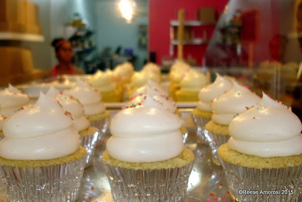 Cupcakes at The Sweet Life Bakeshop on South Street in Philadelphia