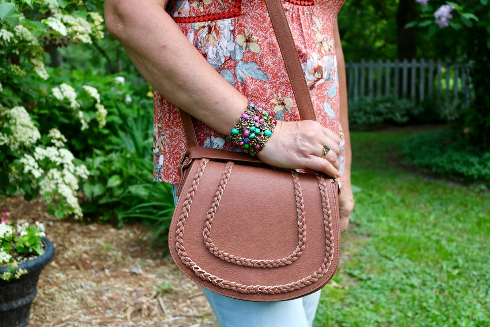 Amy's Creative Pursuits An Embroidered Detail Tassel Knit Top From