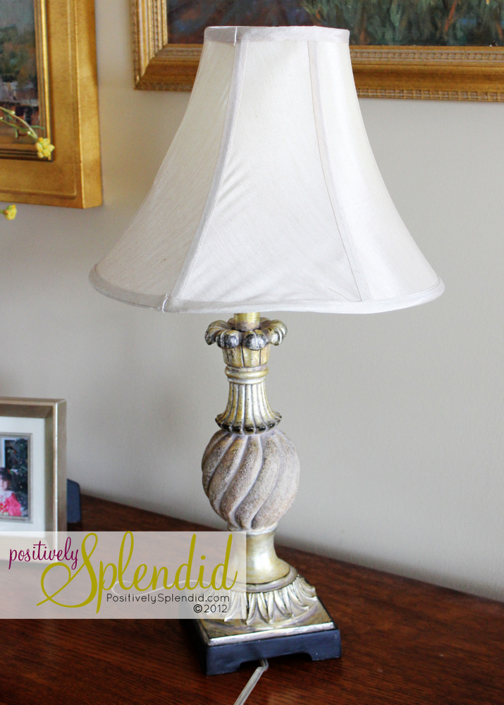 How To Recover A Lampshade Positively, Recovering A Lampshade With Fabric