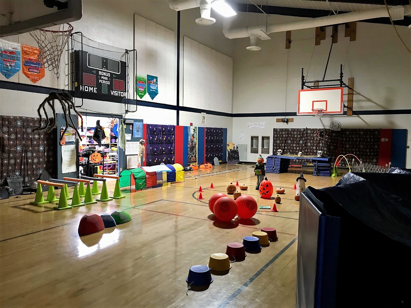 Music With Mr. Barrett: Spooky Gym Obstacle Course