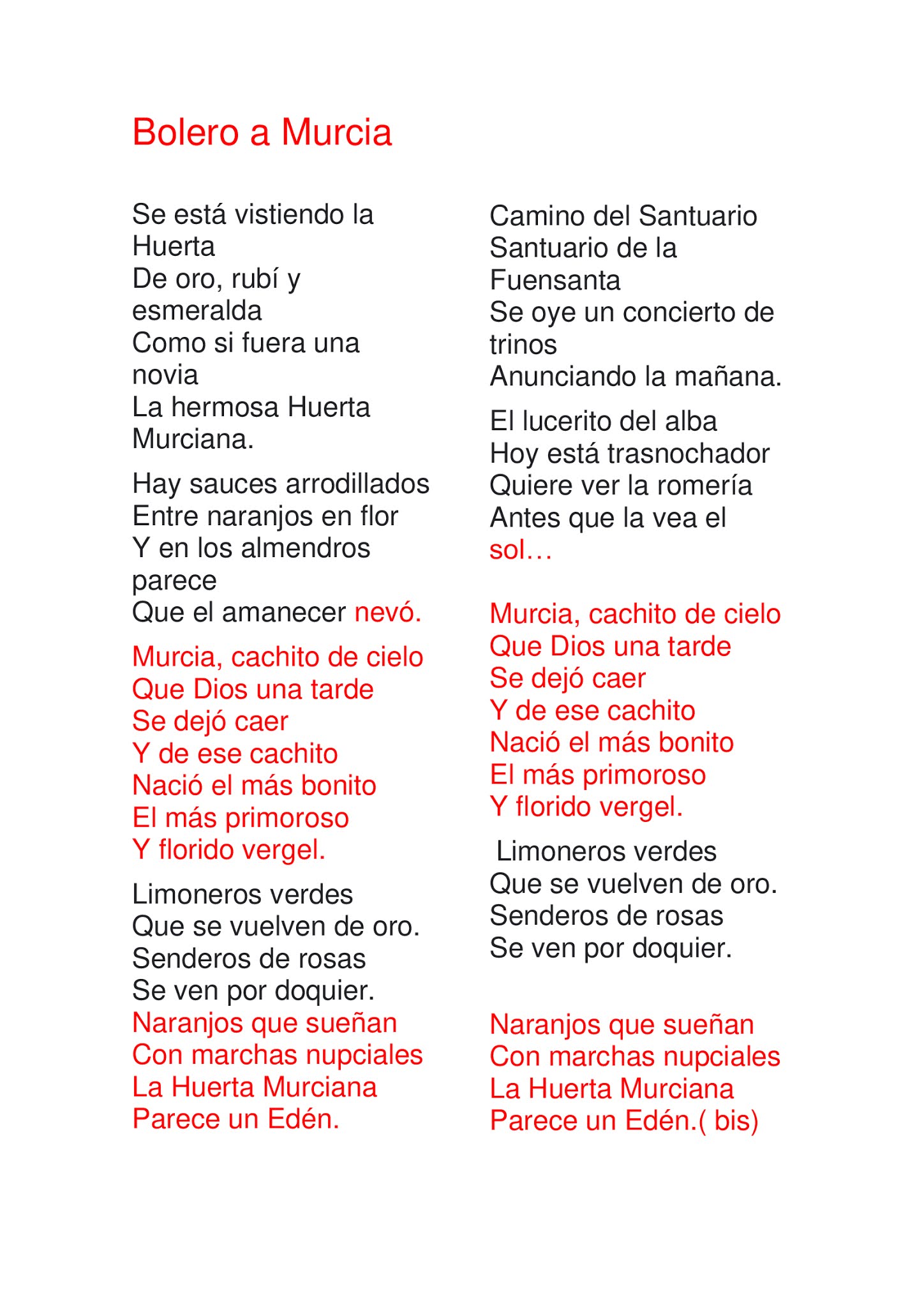 MÚSICA EN LA ARBOLEDA CORO