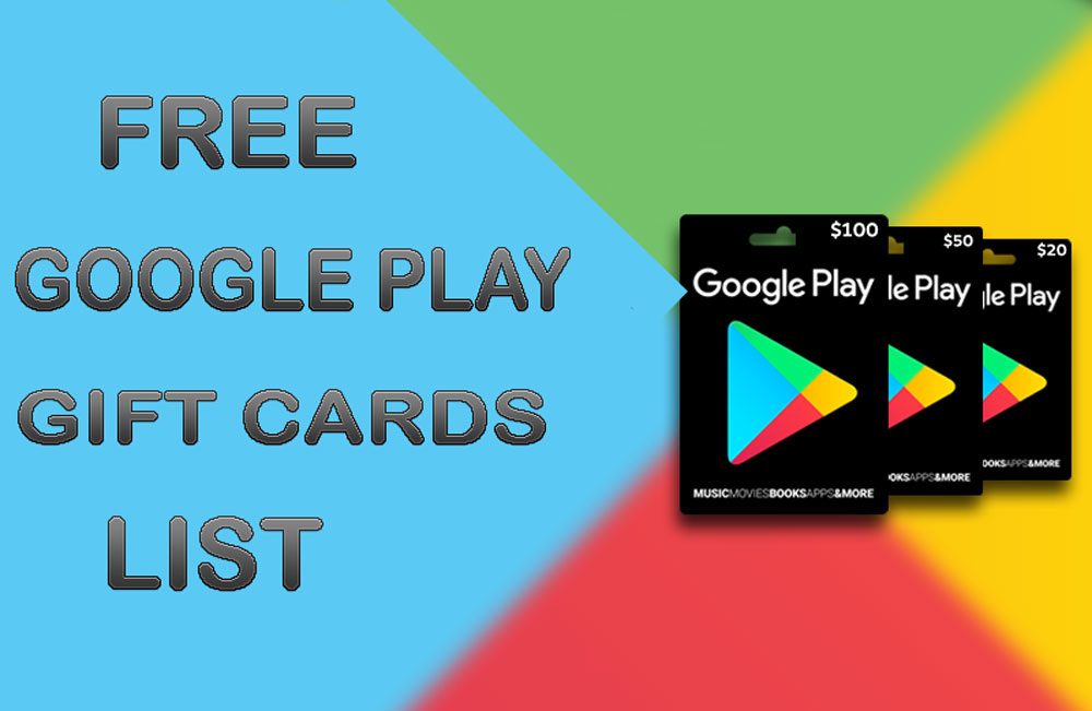 FREE Google Play GIFT CARD 2019
