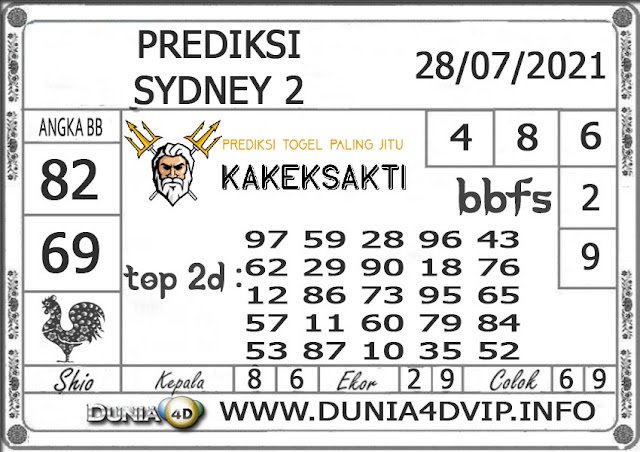 Prediksi Togel SYDNEY 2 DUNIA4D 28 JULI 2021 Prediksi Togel SYDNEY 2 DUNIA4D 28 JULI 2021