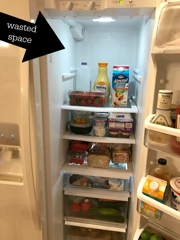 Making More Space In Bisque Refrigerator