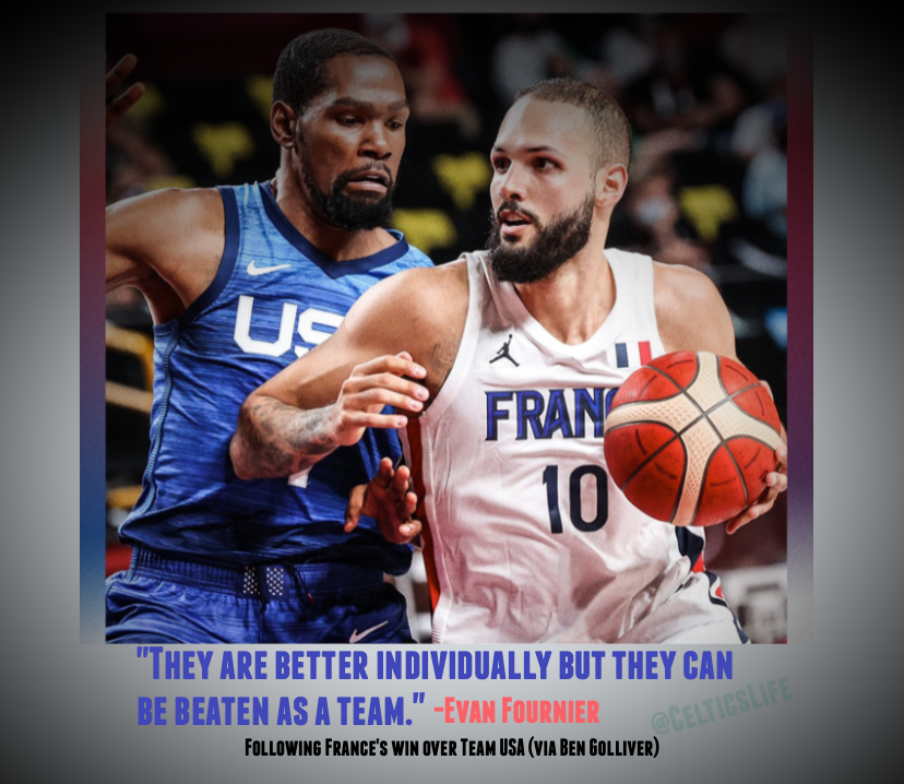 Video Evan Fournier (28 points) leads France to upset win over Team