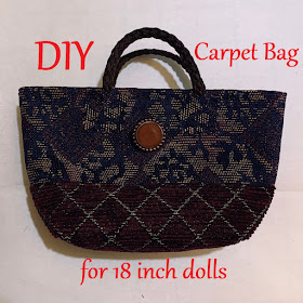 DIY Carpet Bag for 18 inch dolls