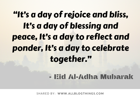 Eid Al-Adha Quotes 2022
