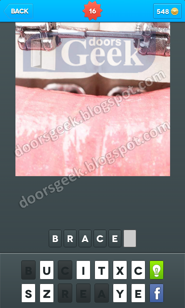 Zoomed In Photo Word Game Level 16 Doors Geek