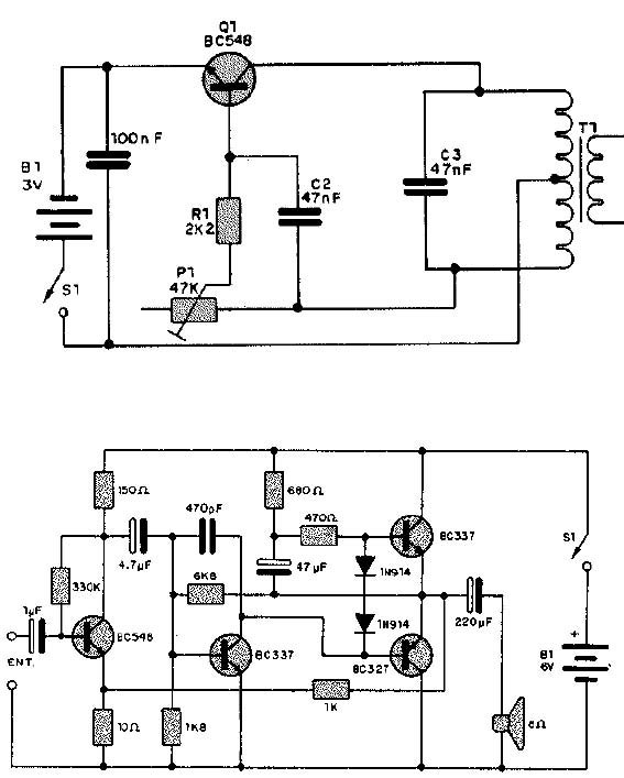 Fichas de circuitos electrónicos: DOS CIRCUITOS PARA ARMAR: CARNADA