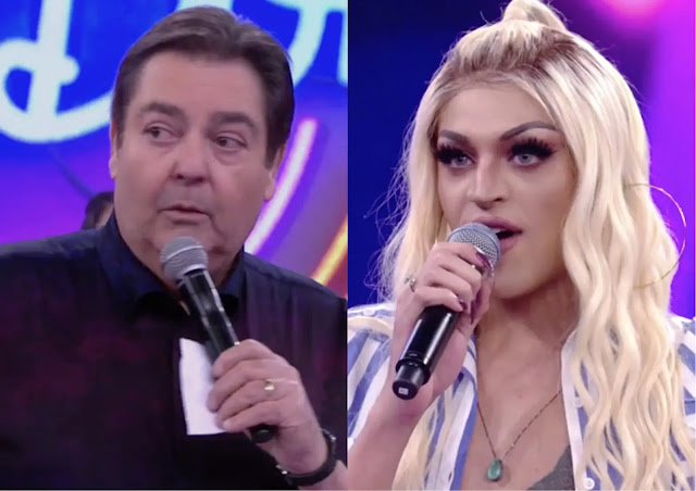 Faustão chama Pabllo Vittar pelo masculino e revolta a internet: “não tô gostando”