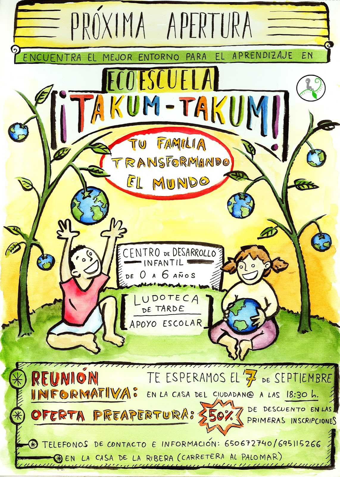 La casa de la Ribera Brotes Verdes. Ecoescuela ¡TakumTakum! El mejor