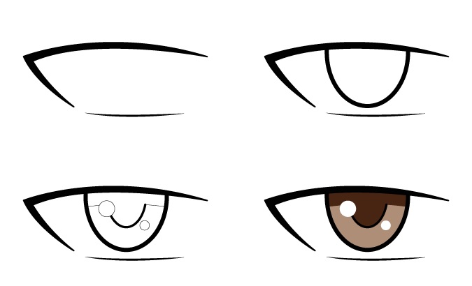 Cara Gambar Mata Anime Yang Mudah - IMAGESEE