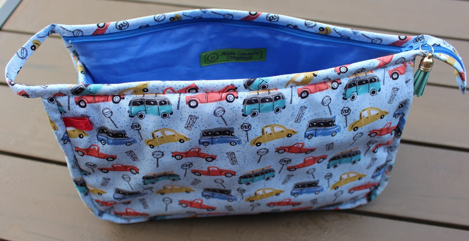 Anne création couture: trousse de toilette garçon