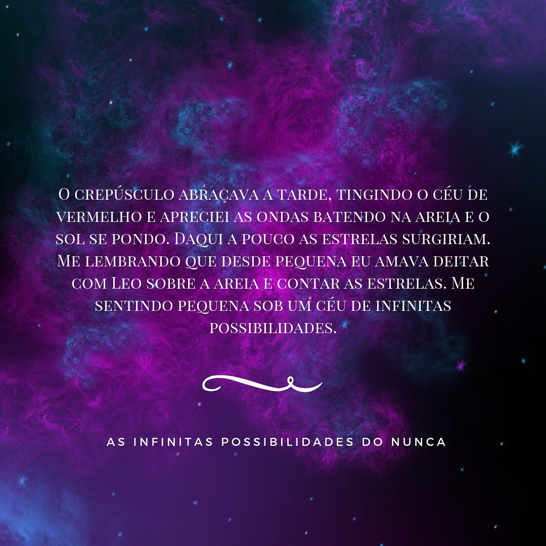 Estante da Ale: Livro: As Infinitas Possibilidades do Nunca