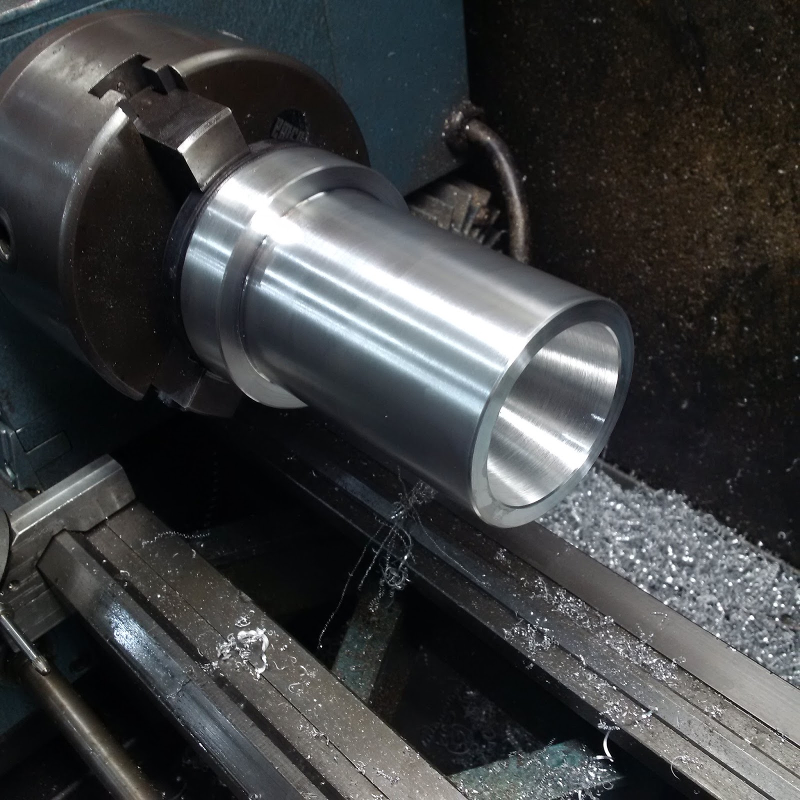Another Day Another Project Cup Chuck For Bag Pipe Manufacturing