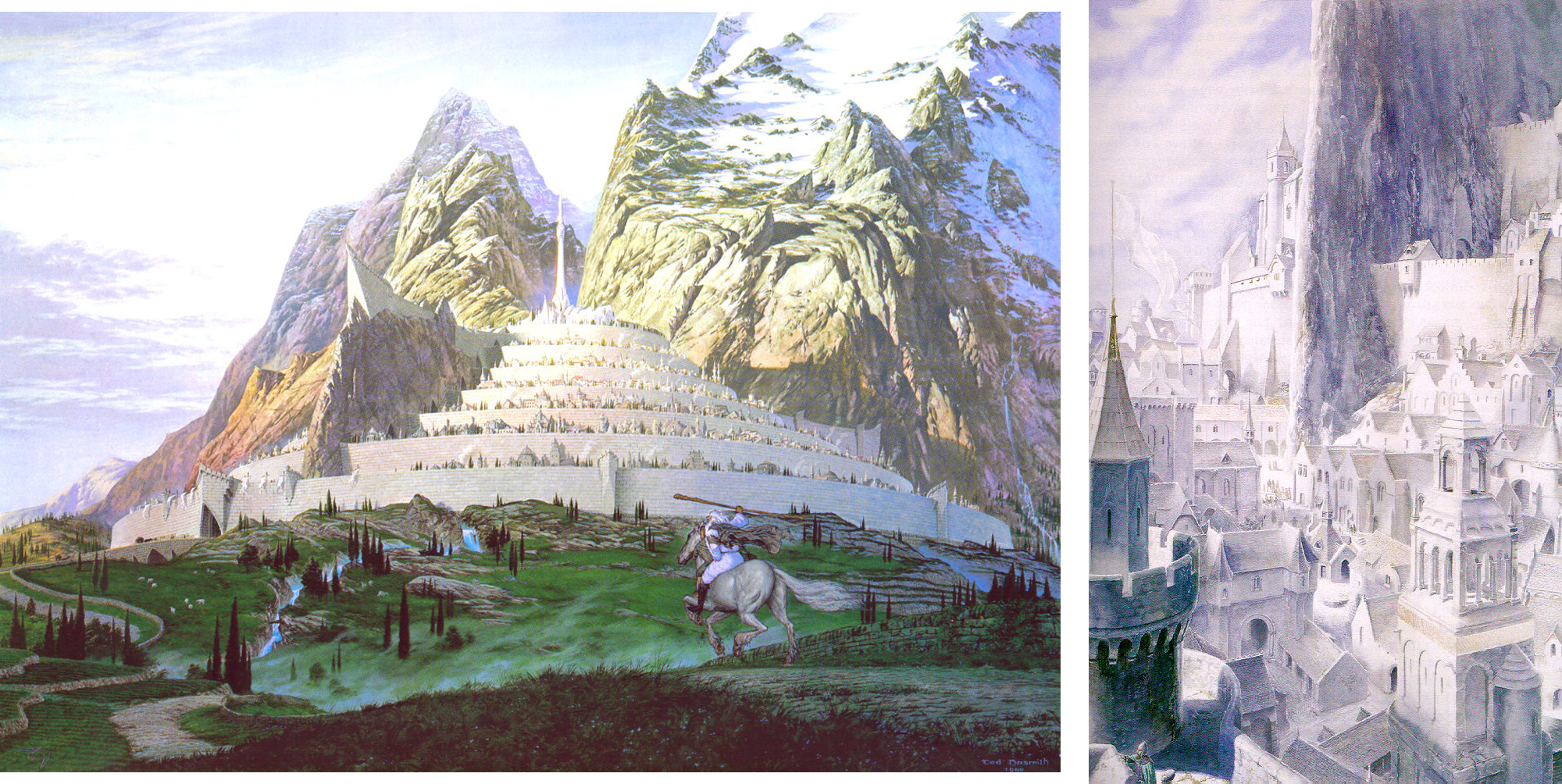 Minas Tirith (Beleriand)  Fantasy illustration, Middle earth art, Tolkien  art
