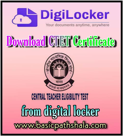 Download CTET Certificate