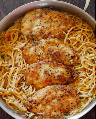 ITALIAN CHICKEN PASTA #dinnerfood