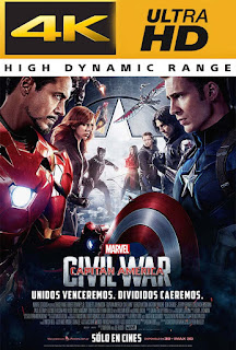 Capitán América Civil War (2016) 4K UltraHD Latino 