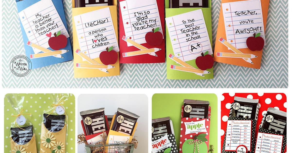 It'S Written On The Wall: Teacher Appreciation & Office Staff Gifts -So  Many Gift Ideas--Gotta See These!