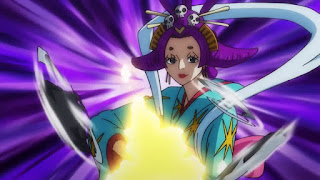ワンピースアニメ | 地獄弁天 Jigoku Benten | オロチお庭番衆 Orochi Oniwabanshu | ONE PIECE | Hello Anime !