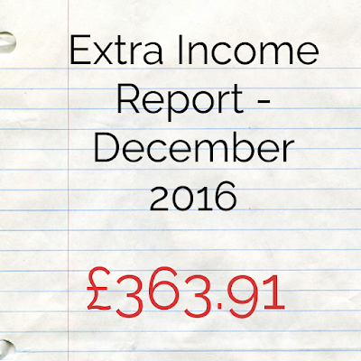 Extra Income Report for December 2016 - Homely Economics